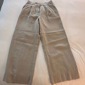 Eileen Fisher Kids Light Tan Wide-Leg Pants